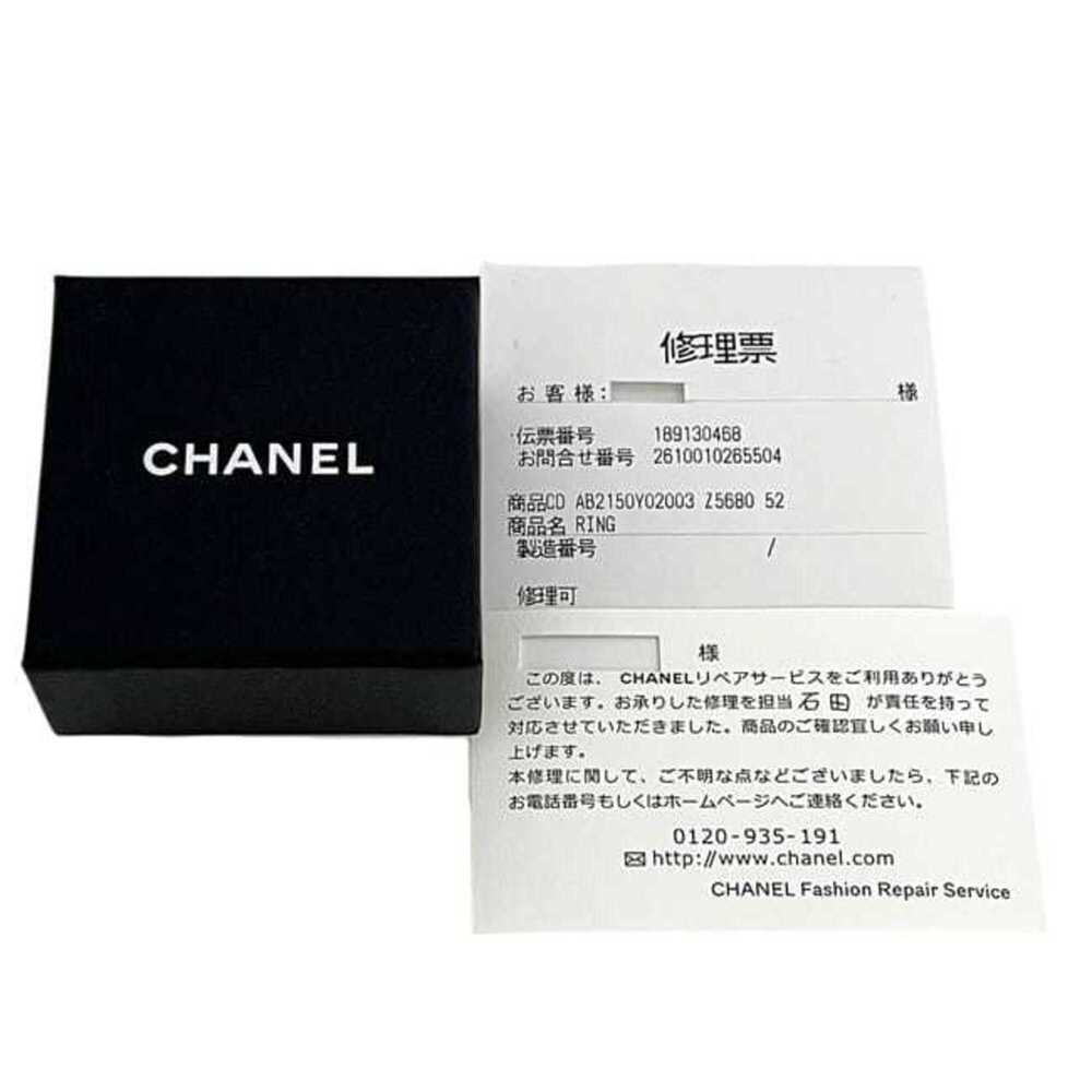 Chanel ring, gold color, Coco Mark, AB2150, JP size 12, GP, rhinestone, F19 A... - Picture 11 of 11